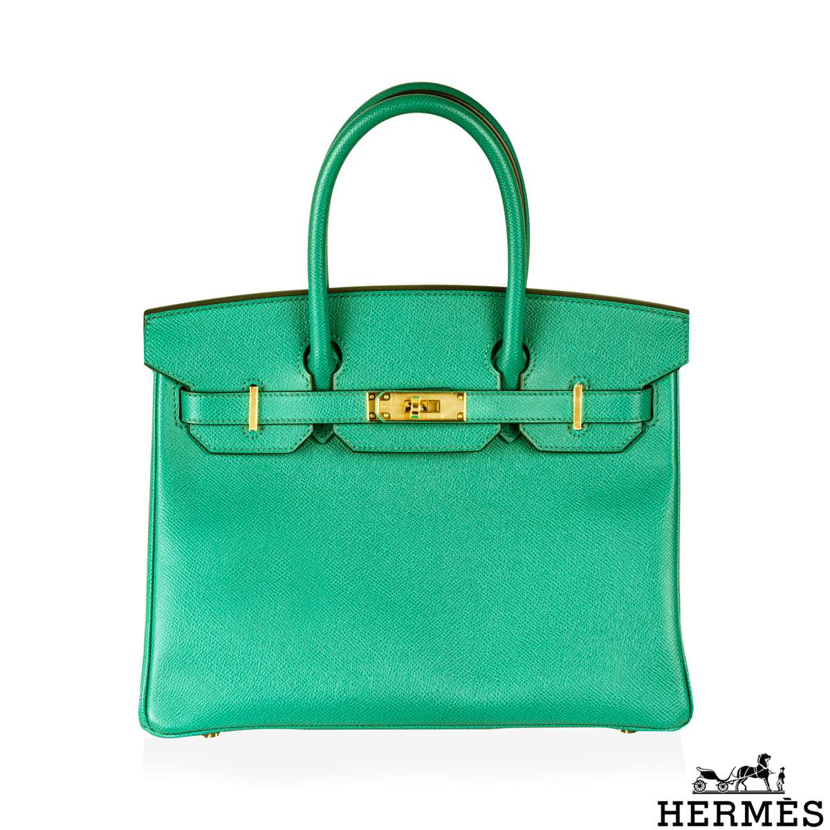 Hermés Birkin 30cm Vert Jade Veau Epsom GHW Hermés Birkin 30cm Vert Jade Veau Epsom GHW
